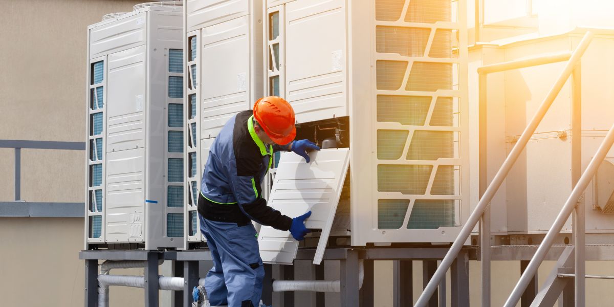 Commercial HVAC Construction curtain hk